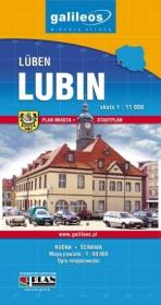 Mapa turystyczna - Lubin, Powiat Lubiński. Autor:   Praca zbiorowa. Dadada.pl Okładka książki Mapa turystyczna - Lubin, Powiat Lubiński