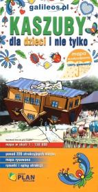 Okładka książki Mapa wodoodoprna - Kaszuby dla dzici i nie tylko