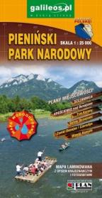 Okładka książki Mapa wodoodporna - Pieniński PN 1:25 000