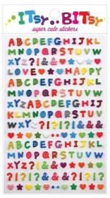 Opakowanie Mini naklejki Itsy bitsy Wzorzysty alfabet