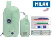 Multipiórnik MILAN owalny z 4 piórnikami BERRYWOOD zielony. Wydawca: MILAN. Dadada.pl Opakowanie Multipiórnik MILAN owalny z 4 piórnikami BERRYWOOD zielony