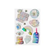 Opakowanie Naklejki 3D Good vibes only 11 szt.