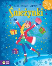 Okładka książki Naklejkowe mozaiki - Śnieżynki