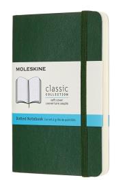 Opakowanie Notes 9x14 kropki myrtle green MOLESKINE