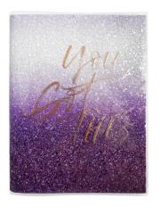 Opakowanie Notes A5/80K brokatowy ombre You got this