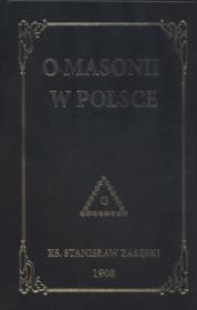 Okładka książki O masonii w Polsce