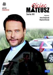 Ojciec Mateusz. Seria 20 (4 DVD). Autor: Artur Żmijewski, prof. Wojciech Nowak, Filip Zylber. Dadada.pl Okładka książki Ojciec Mateusz. Seria 20 (4 DVD)