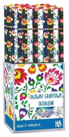 Opakowanie Ołówek trójkątny HB Folk tuba 72szt.