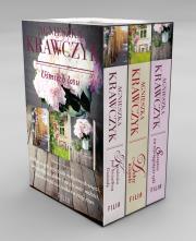 PAKIET UŚMIECH LOSU / KAMIENICA POD SZCZĘŚLIWĄ GWIAZDĄ / DOBRE UCZYNKI / SZCZĘŚCIE NA WYCIĄGNIĘCIE RĘKI. Autor: Krawczyk Agnieszka. Dadada.pl Okładka książki PAKIET UŚMIECH LOSU / KAMIENICA POD SZCZĘŚLIWĄ GWIAZDĄ / DOBRE UCZYNKI / SZCZĘŚCIE NA WYCIĄGNIĘCIE RĘKI