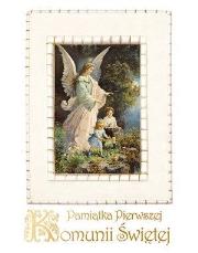 Okładka książki Pamiątka Pierwszej Komunii Św. (Anioł i dzieci)