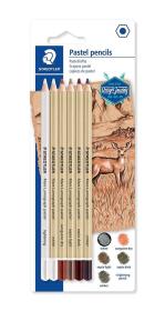 Pastele suche w ołówku Mars Lumograph 6 kolorów. Wydawca: STAEDTLER. Dadada.pl Opakowanie Pastele suche w ołówku Mars Lumograph 6 kolorów