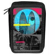 Piórnik 2-komorowy b.w. MAUC-022BW PASO. Wydawca: Paso. Dadada.pl Opakowanie Piórnik 2-komorowy b.w. MAUC-022BW PASO