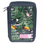 Opakowanie Piórnik 2-komorowy b.w. PPMS19-022BW PASO