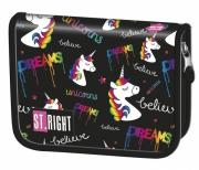 Opakowanie Piórnik dwuklapkowy bez wyposażenia Jednorożce