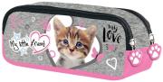 Opakowanie Piórnik saszetka dwukomorowa My Little Friend Kot
