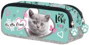 Opakowanie Piórnik saszetka dwukomorowa My Little Friend Kot