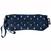 Opakowanie Piórnik trzykomorowy w kaktusy granatowy