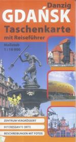Okładka książki Plan kieszonkowy - Gdańsk w. niemiecka 1:16 000