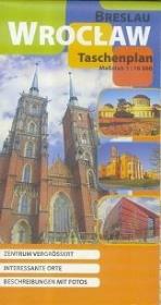 Okładka książki Plan kieszonkowy - Wrocław w. niemiecka 1:16 500