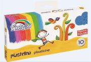 Plastelina 10 kolorów FIORELLO. Wydawca: Fiorello. Dadada.pl Opakowanie Plastelina 10 kolorów FIORELLO