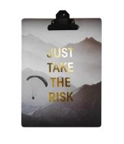 Opakowanie Podkładka z klipsem A4 Just take a risk