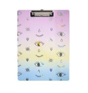 Opakowanie Podkładka z klipsem tęczowa Oczy