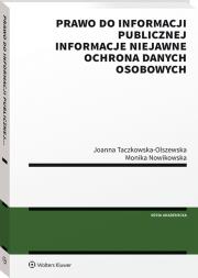 Okładka książki Prawo do informacji publicznej