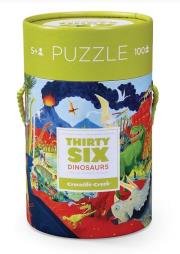 Opakowanie Puzzle 100 - Dinozaury