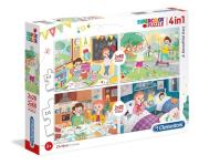 Opakowanie Puzzle Supercolor A beautiful day 4 w 1 2x60 + 2x20