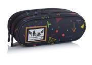 Opakowanie Saszetka piórnik na dwa zamki Hash HS-110