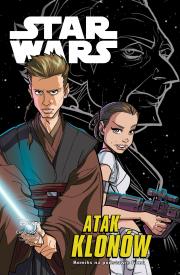 Star Wars Atak klonów. Autor: Opracowanie zbiorowe. Dadada.pl Okładka książki Star Wars Atak klonów