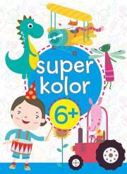 Superkolor 6+. Autor: Monika Kalinowska. Dadada.pl Okładka książki Superkolor 6+