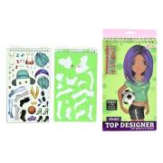 Opakowanie Szkicownik z naklejkami i diamencikami