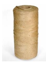 Opakowanie Sznurek jutowy 0,5kg 250m na szpuli D.RECT