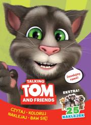 Okładka książki Talking Tom & Friends. Czytaj, koloruj, naklejaj..