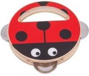 Tamburyno drewniane. Wydawca: Brimarex. Dadada.pl Opakowanie Tamburyno drewniane