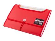 Opakowanie Teczka A4 12 przegródek czerwona D.RECT