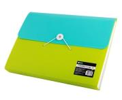 Opakowanie Teczka A4 12 przegródek limonka D.RECT