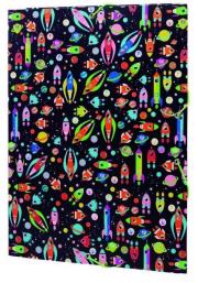 Teczka A4 cienka z gumką Space czarna MILAN. Wydawca: MILAN. Dadada.pl Opakowanie Teczka A4 cienka z gumką Space czarna MILAN