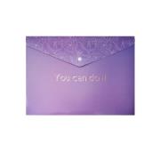 Opakowanie Teczka A5 fioletowa You Can Do It