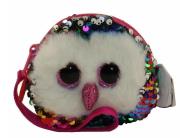 Opakowanie TY Fashion - cekinowa toraba na nadgarstek Sowa