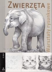 Warsztaty rysunkowe - Zwierzęta. Autor: Keck Gecko. Dadada.pl Okładka książki Warsztaty rysunkowe - Zwierzęta