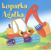 Wesołe Pojazdy - Koparka Agatka . LIWONA. Autor: Wojciech Próchniewicz. Dadada.pl Okładka książki Wesołe Pojazdy - Koparka Agatka . LIWONA