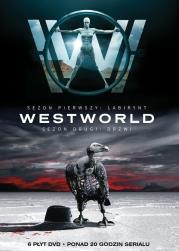 Westworld. Sezon 1-2 (6 DVD). Autor: Lewis Richard. Dadada.pl Okładka książki Westworld. Sezon 1-2 (6 DVD)