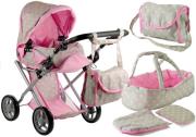 Opakowanie Wózek dla lalek Alice głęboki, nosidło, torba, pościel