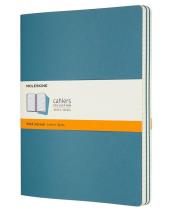 Opakowanie Zestaw 3 zeszytów Cahier Journals 19x25 linie blue