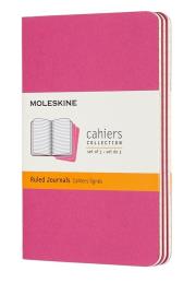 Opakowanie Zestaw 3 zeszytów Cahier Journals 9x14 gładki pink