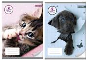 Opakowanie Zeszyt A5 w kratkę 32 kartki Sweet Pets 10 sztuk