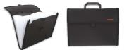 Opakowanie Aktówka z przegródkami z rączką PP-412 czarna