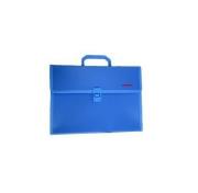 Opakowanie Aktówka z przegródkami z rączką PP-412 niebieska